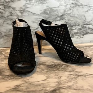 Womens Kelly & Katie black Heeled Ankle boots